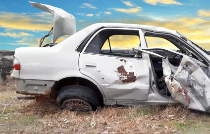 Scrap and junk car towing